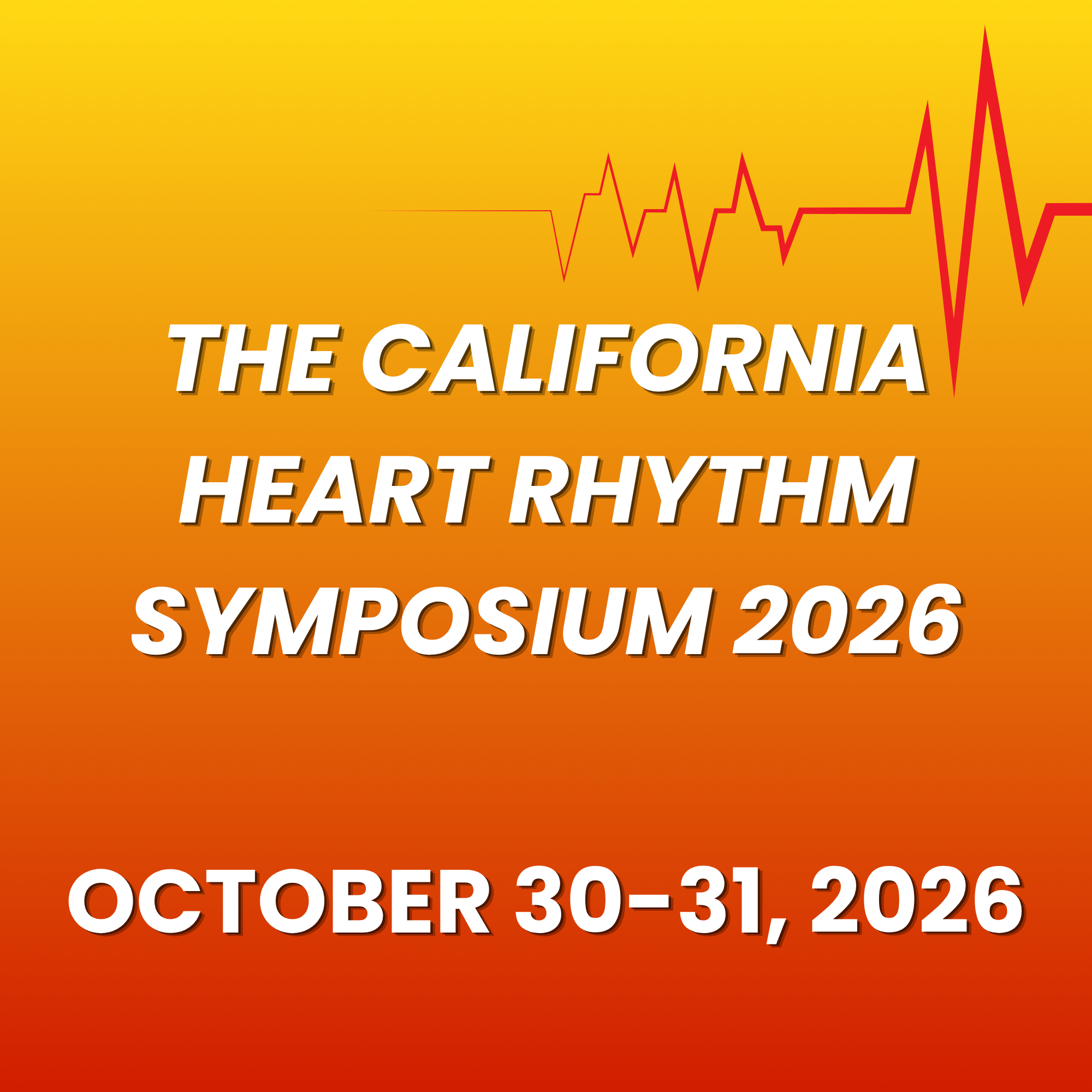 The California Heart Rhythm Symposium Banner